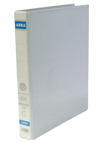 A4 2D 25MM WHITE ABBA